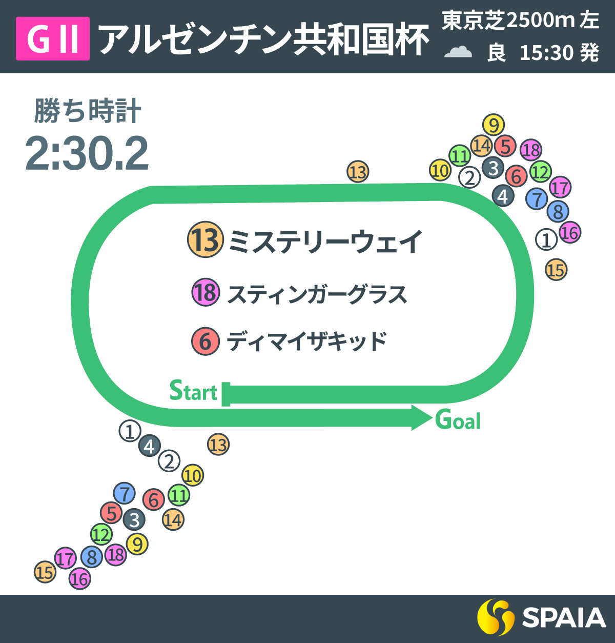 2025年アルゼンチン共和国杯、レース回顧,ⒸSPAIA