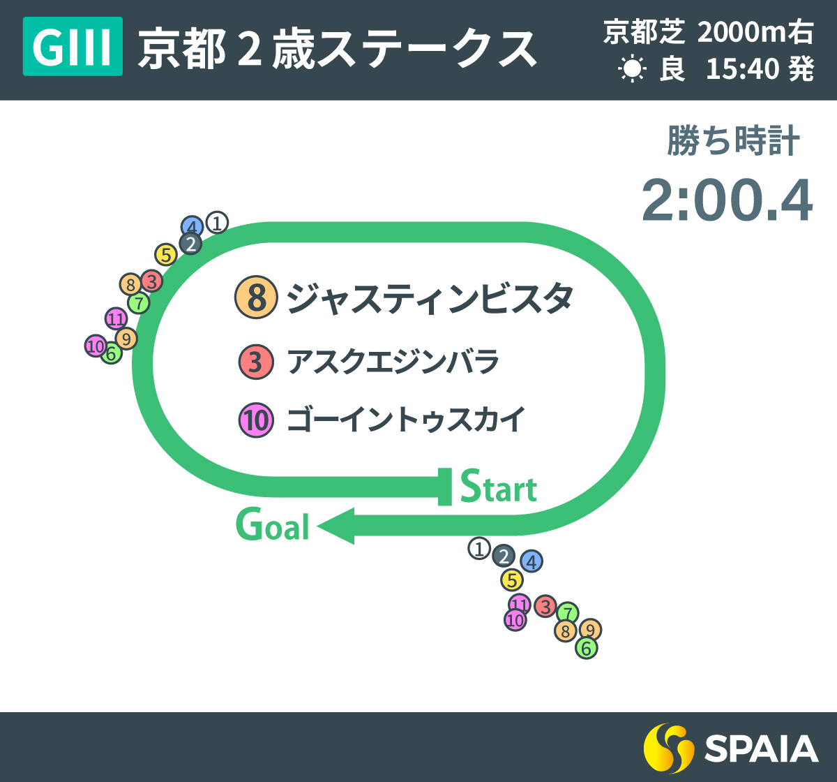 2025年京都2歳S、レース回顧,ⒸSPAIA