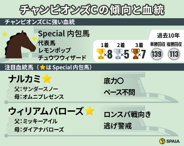 ジャパンCの傾向と注目血統2頭,ⒸSPAIA