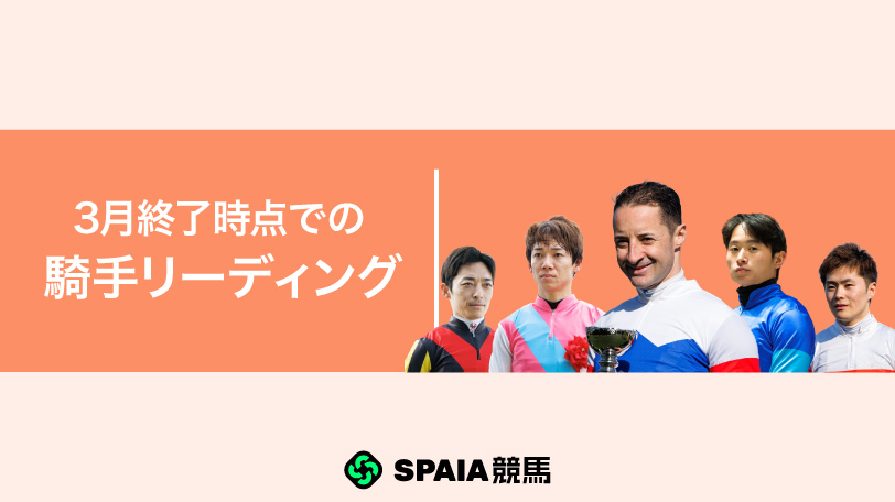 2026年3月終了時点の騎手リーディングの顔ぶれ,ⒸSPAIA(撮影:三木俊幸)