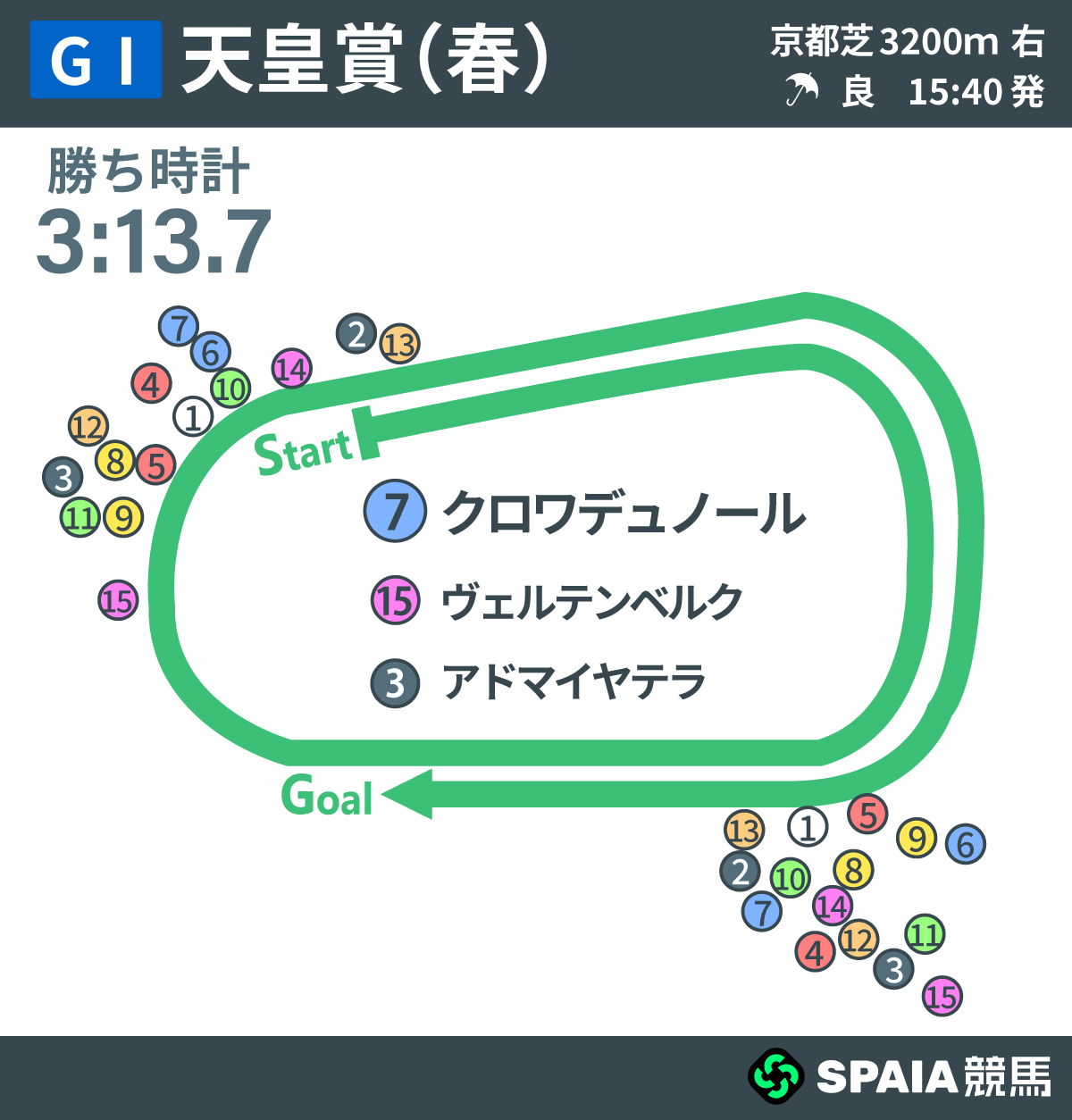 2026年天皇賞（春）、レース回顧,ⒸSPAIA