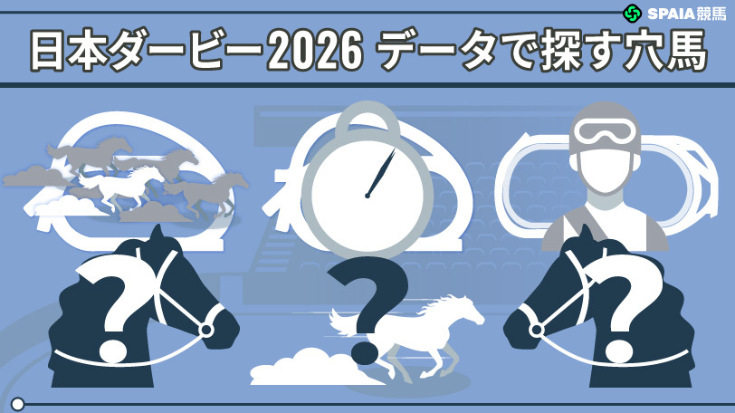 日本ダービー2026データで探す穴馬,ⒸSPAIA
