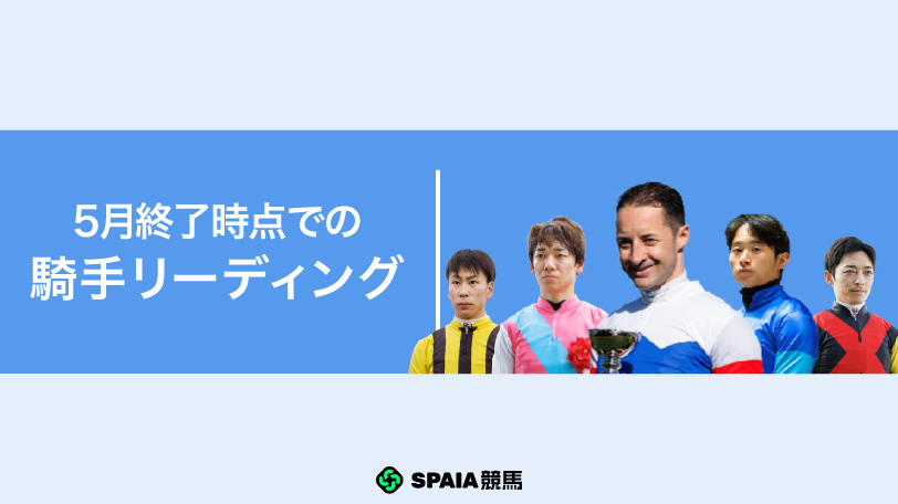 2026年5月終了時点の騎手リーディングの顔ぶれ,ⒸSPAIA（撮影：三木俊幸）