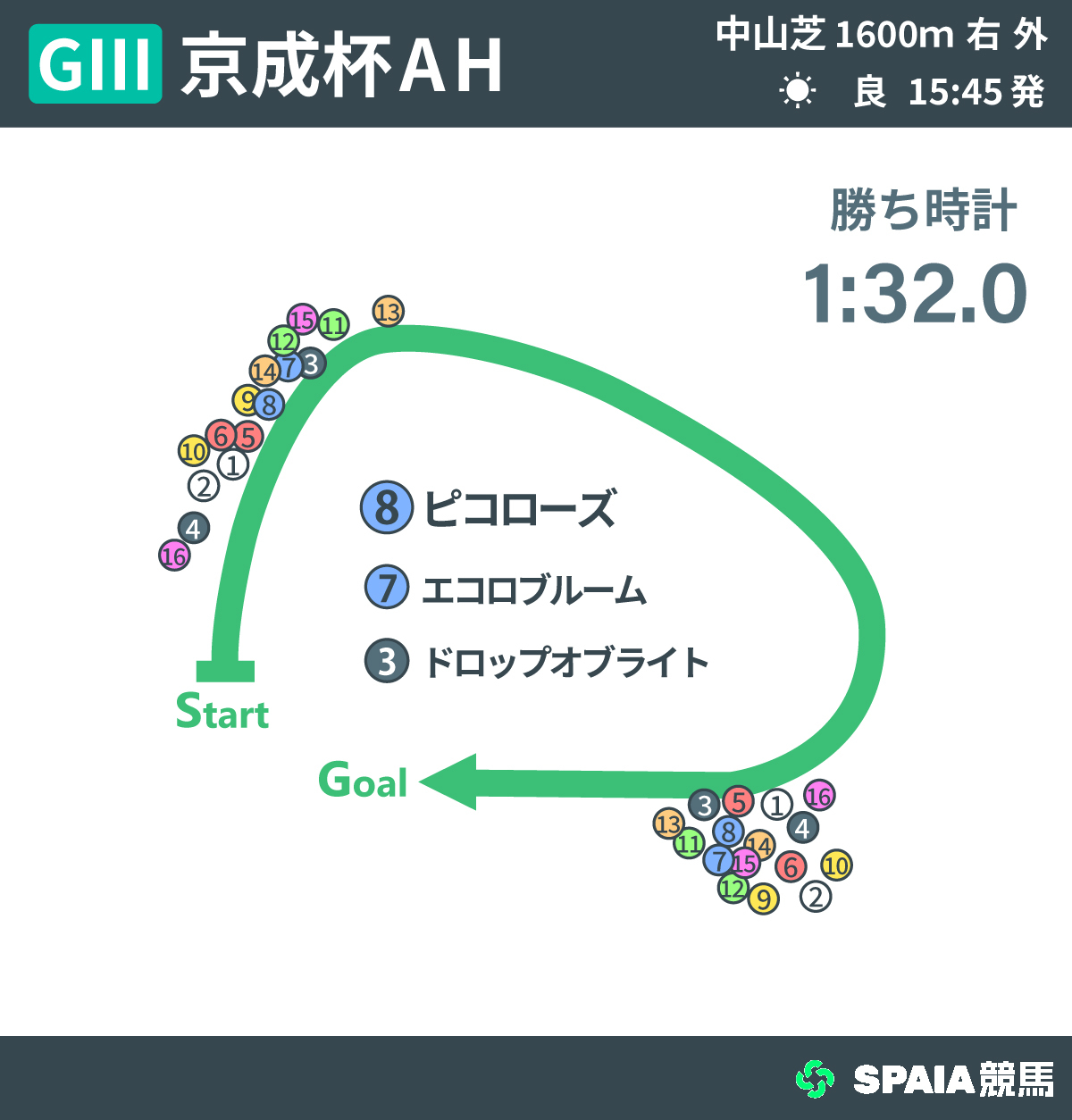 2026年京成杯AH、レース回顧,ⒸSPAIA