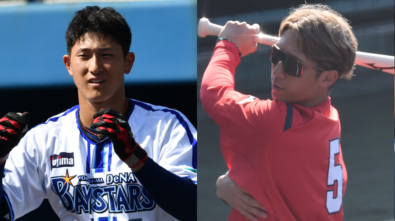,DeNAの松尾汐恩と広島の西川龍馬,ⒸSPAIA