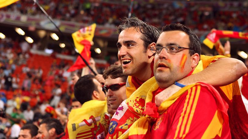 スペインサッカーサポーター