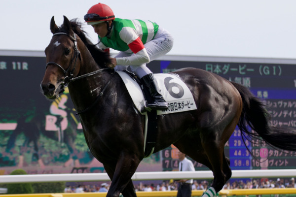 ダービー当日のサートゥルナーリアⒸ三木俊幸