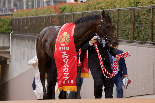 エプソムCを勝利したレイエンダ