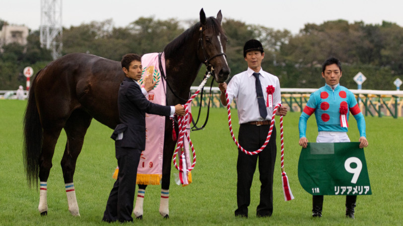 2019年アルテミスステークスを制したリアアメリアⒸSPAIA(撮影:三木俊幸)
