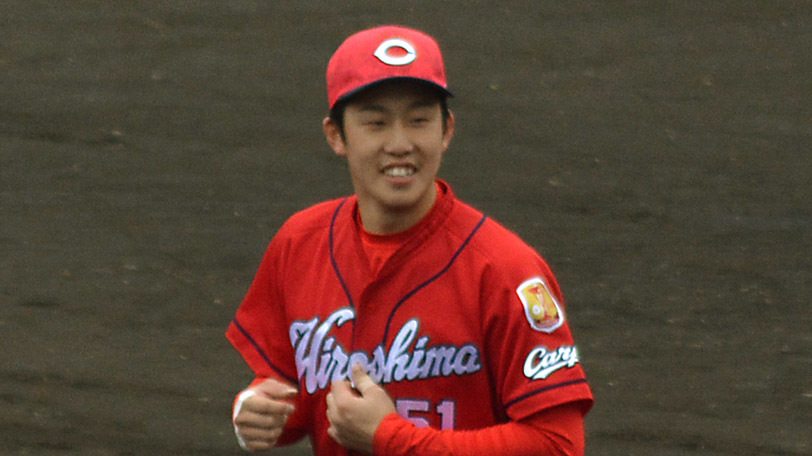 広島東洋カープの小園海斗ⒸSPAIA