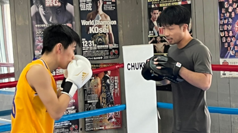 中京高校ボクシング部で指導する田中亮明,ⒸSPAIA（撮影・近藤広貴）