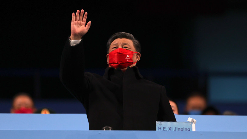 北京パラリンピックの閉会式で挨拶する習近平国家主席,Ⓒゲッティイメージズ
