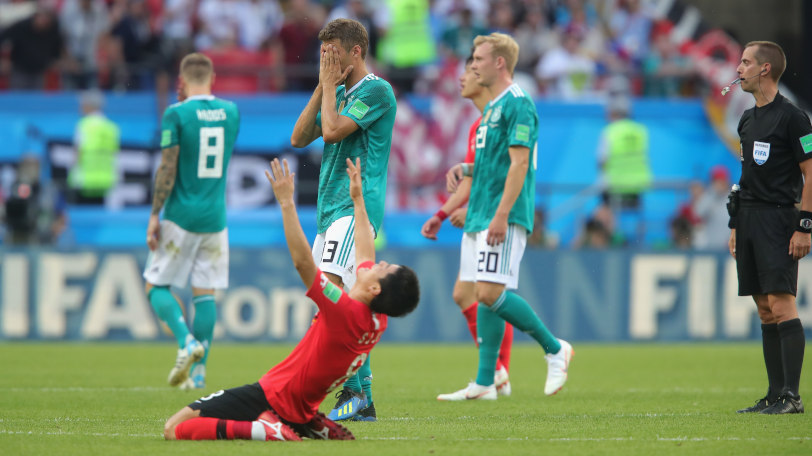 ワールドカップロシア大会でドイツを破った韓国,Ⓒゲッティイメージズ