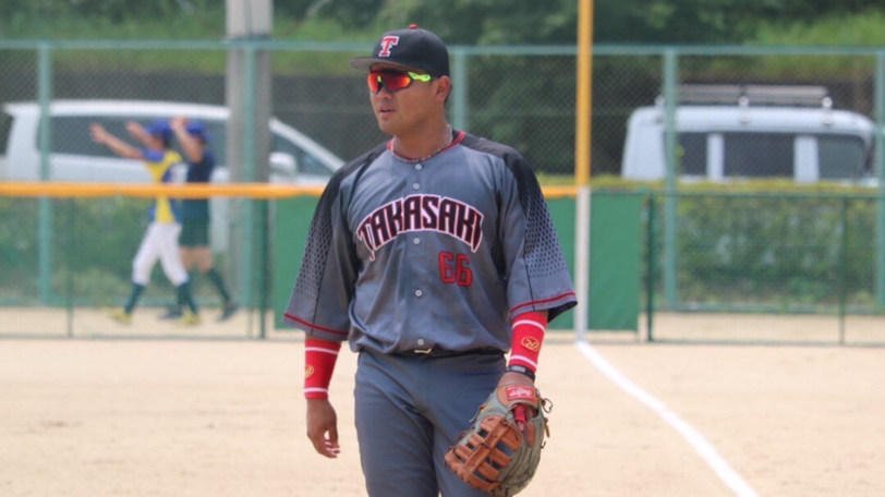 ソフトボールからプロ野球に挑戦した大嶋匠さん、高崎市役所でソフトに