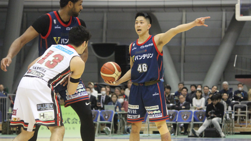 バスケットボールＢリーグ横浜ビー・コルセアーズ生原秀将選手Ⓒマンティー・チダ